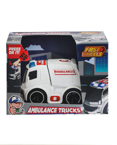 ER-247 Fast Wheels Ambulans Kamyonu -Erdem Oyuncak