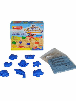 KUM-040 500GR HEROES KİNETİK KUM DENİZ HAYVANLI KALIPLI SET KUM-040 500GR HEROES KİNETİK KUM DENİZ HAYVANLI KALIPLI SET