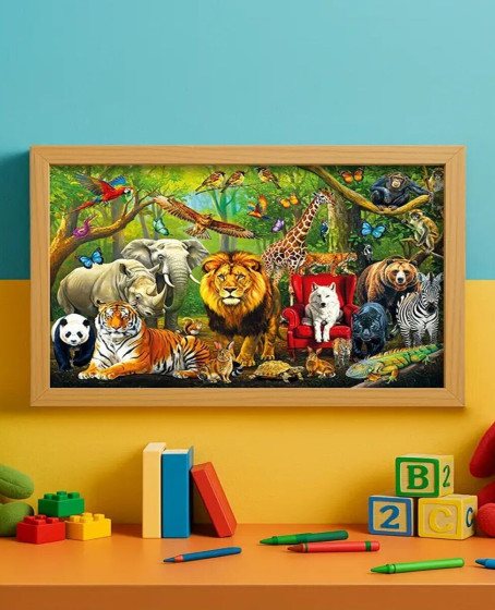 31504 FOREST ANIMALS 100 PARÇA PUZZLE