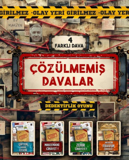 Çözülmemiş Davalar Kutulu Set 1 Çözülmemiş Davalar Kutulu Set 1