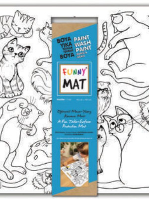 Funny Mat - Kediler 40x40cm Funny Mat - Kediler 40x40cm