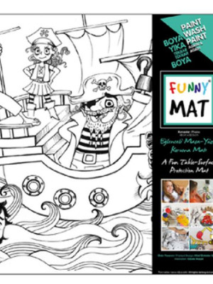 Funny Mat- Korsanlar - 33,5x48cm Funny Mat- Korsanlar - 33,5x48cm