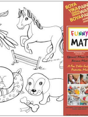 Funny Mat - Evcil Hayvanlar - 33,5x48cm Funny Mat - Evcil Hayvanlar - 33,5x48cm