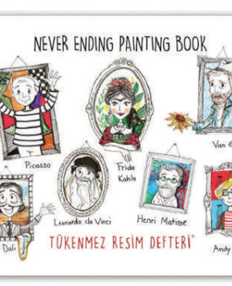 Tükenmez Resim Defteri -4 25x35cm