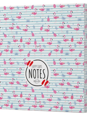 Flamingo 4 - Çizgisiz Yan Boyamalı Defter Flamingo 4 - Çizgisiz Yan Boyamalı Defter