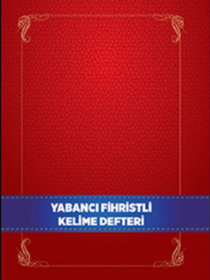 Yabancı Dil Fihristli Kelime Defteri
