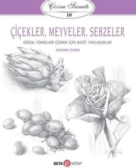 Çizim Sanatı Serisi 10 - Çiçekler, Meyveler ve Sebzeler