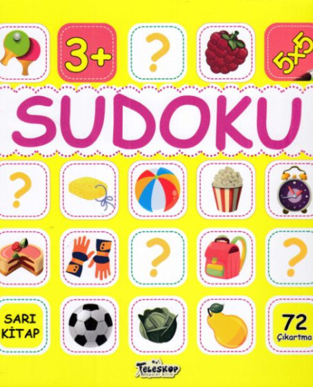 Sudoku 5x5 Sarı Kitap