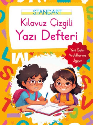 Kılavuz Çizgili Yazı Defteri Büyük Boy - Turuncu