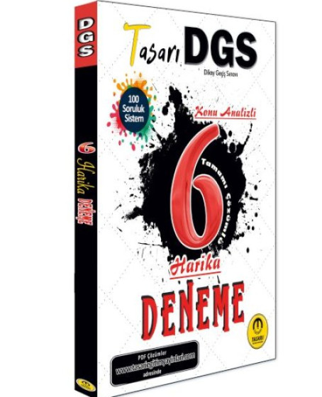 Tasarı Dgs Konu Analizli 6 Harika Çözümlü Deneme Tasarı Dgs Konu Analizli 6 Harika Çözümlü Deneme