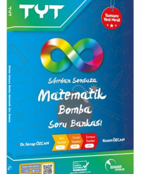 Doktrin Yayınları TYT Sıfırdan Sonsuza Yeni Nesil Bomba Matematik Video Çözümlü Soru Bankası