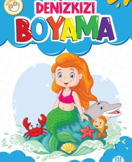 Neşeli Denizkızı Boyama