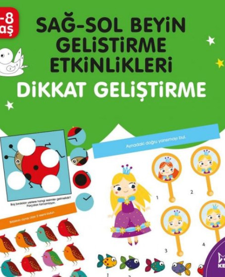 Sağ-Sol Beyin Geliştirme Etkinlikleri -  Dikkat Geliştirme