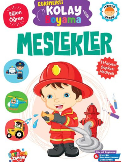 Etkinlikli Kolay Boyama – Meslekler