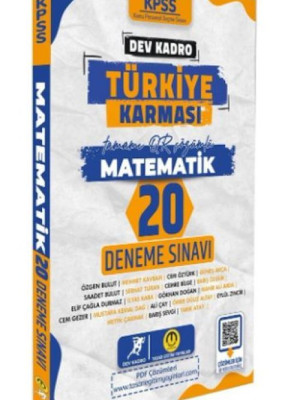 Tasarı Yayınları KPSS Matematik Dev Kadro Türkiye Karması 20 Deneme Tasarı Yayınları KPSS Matematik Dev Kadro Türkiye Karması 20 Deneme