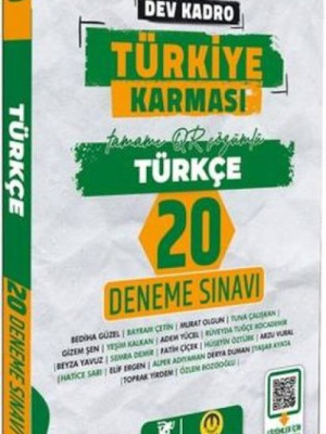Tasarı Yayınları KPSS Türkiye Karması Türkçe 20 Deneme Tasarı Yayınları KPSS Türkiye Karması Türkçe 20 Deneme