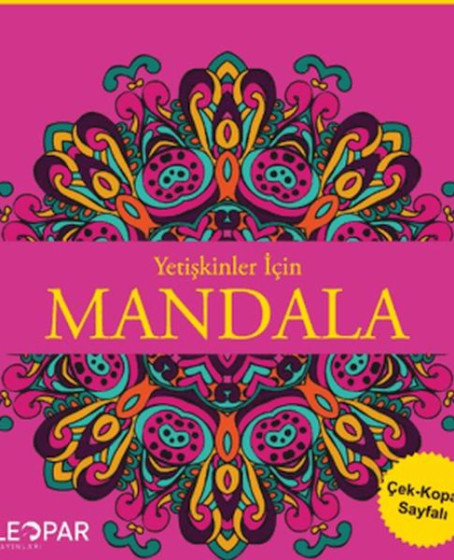 Yetişkinler İçin Mandala - Pembe Yetişkinler İçin Mandala - Pembe