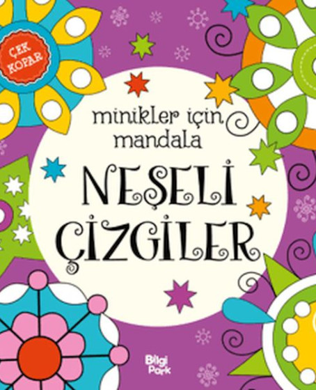 Minikler İçin Mandala - Neşeli Çizgiler