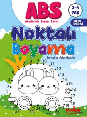 ABS 3-4 Yaş Noktalı Boyama