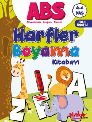 ABS 4-6 Yaş Harfler Boyama Kitabım