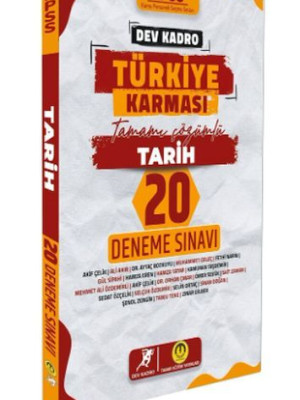Tasarı Yayınları KPSS Tarih Dev Kadro Türkiye Karması 20 Deneme Tasarı Yayınları KPSS Tarih Dev Kadro Türkiye Karması 20 Deneme
