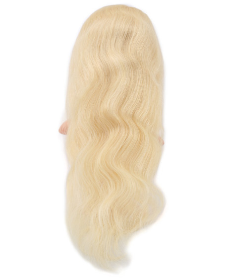 Gerçek Front Lace Dalgalı Platin Tül Peruk / 65/70cm Gerçek Front Lace Dalgalı Platin Tül Peruk / 65/70cm