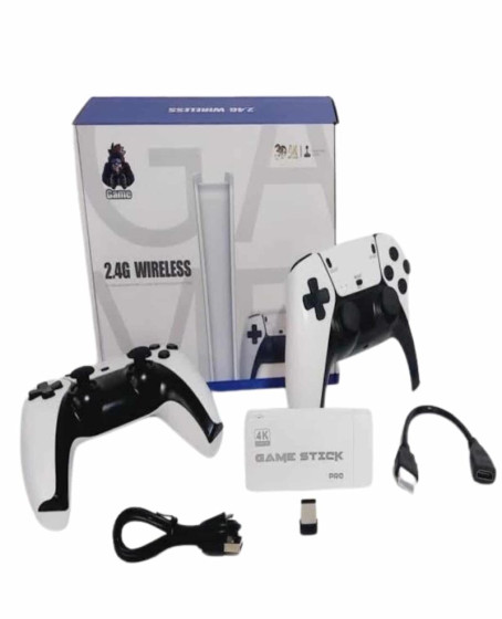 Game Stick 4K Retro Çift Kollu Atari Oyunlari +20000 Oyunlu Konsol Nostalji