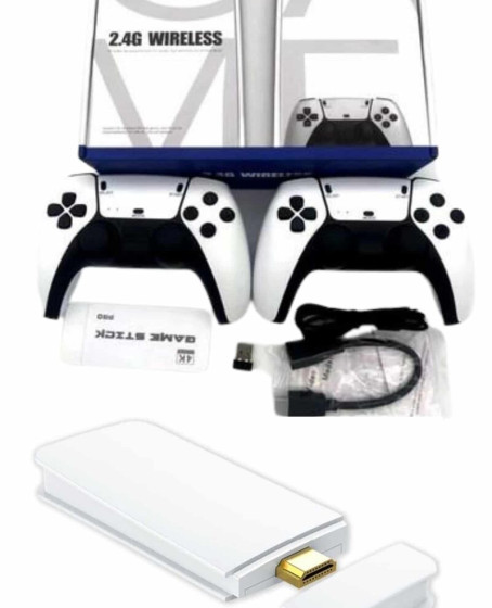 Game Stick 4K Retro Çift Kollu Atari Oyunlari +20000 Oyunlu Konsol Nostalji
