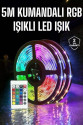 5 Metre Şerit Led RGB Işıklı Kumandalı Güç Adaptörü Her Ortama Uygun 5 Metre Şerit Led RGB Işıklı Kumandalı Güç Adaptörü Her Ortama Uygun