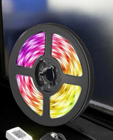 5 Metre Şerit Led RGB Işıklı Kumandalı Güç Adaptörü Her Ortama Uygun 5 Metre Şerit Led RGB Işıklı Kumandalı Güç Adaptörü Her Ortama Uygun