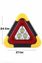 Işıklı Üçgen Reflektör Led Projektör Acil Durum Feneri Flaşör 500 Lümen Işıklı Üçgen Reflektör Led Projektör Acil Durum Feneri Flaşör 500 Lümen