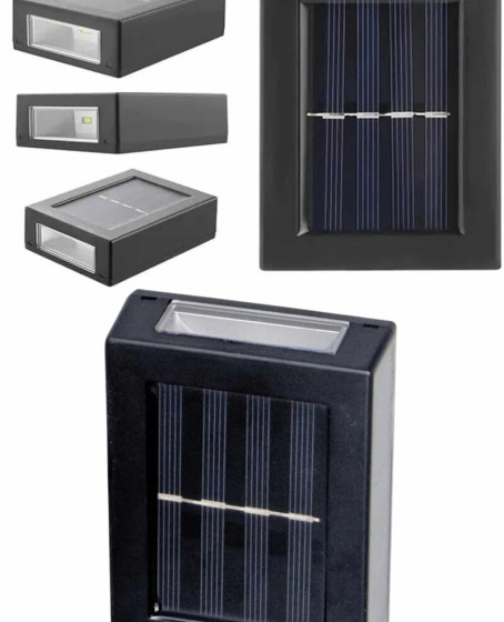 Solar Lamba Dekoratif Aplik Su Geçirmez Led Işıklı Duvar Lambası Solar Lamba Dekoratif Aplik Su Geçirmez Led Işıklı Duvar Lambası