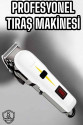 Tıraş Makinesi Profesyonel Saç Ve Sakal Kesme Milim Ayarlı Dijital Göstergeli Tıraş Makinesi Profesyonel Saç Ve Sakal Kesme Milim Ayarlı Dijital Göstergeli