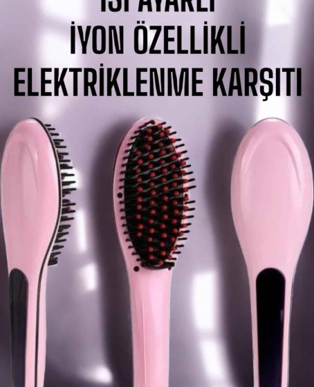 Fön Tarağı Saç Düzleştirici Sıkı Dişli Isı Ayarlı Elektriklenme Karşıtı Fön Tarağı Saç Düzleştirici Sıkı Dişli Isı Ayarlı Elektriklenme Karşıtı