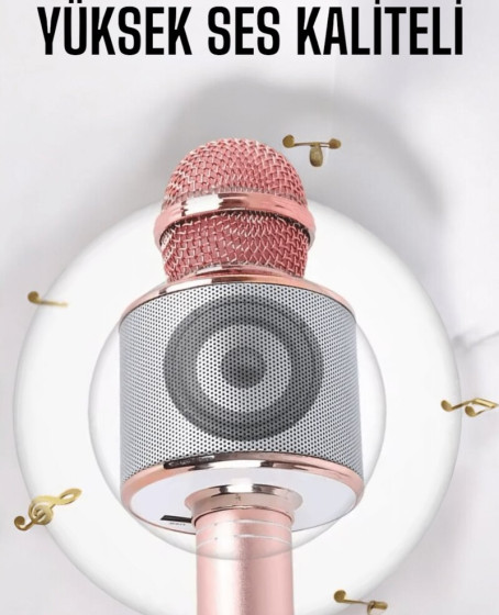 Taşınabilir Bluetooth Karaoke Mikrofon: Hafıza Kart Girişli, Etkileyici Performans Taşınabilir Bluetooth Karaoke Mikrofon: Hafıza Kart Girişli, Etkileyici Performans