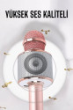 Taşınabilir Bluetooth Karaoke Mikrofon: Hafıza Kart Girişli, Etkileyici Performans Taşınabilir Bluetooth Karaoke Mikrofon: Hafıza Kart Girişli, Etkileyici Performans