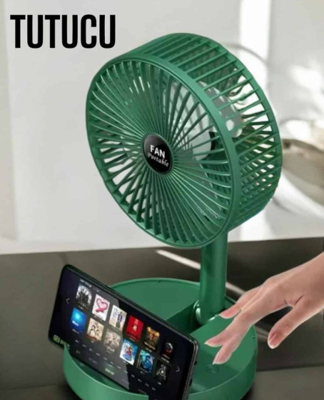 Soğutucu Vantilatör Telefon Standlı Mini Fan Soğutucu Vantilatör Telefon Standlı Mini Fan