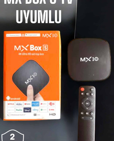 TV Box Android Uyumlu 4 Çekirdekli WİFİ Bağlantılı 4K TV Box Android Uyumlu 4 Çekirdekli WİFİ Bağlantılı 4K