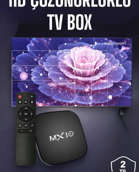 TV Box Android Uyumlu 4 Çekirdekli WİFİ Bağlantılı 4K TV Box Android Uyumlu 4 Çekirdekli WİFİ Bağlantılı 4K