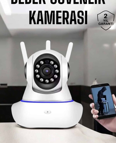 Wifi Kamera Ev Kamerası Gece Görüşlü Kablosuz Bebek Izleme Kamerası Wifi Kamera Ev Kamerası Gece Görüşlü Kablosuz Bebek Izleme Kamerası
