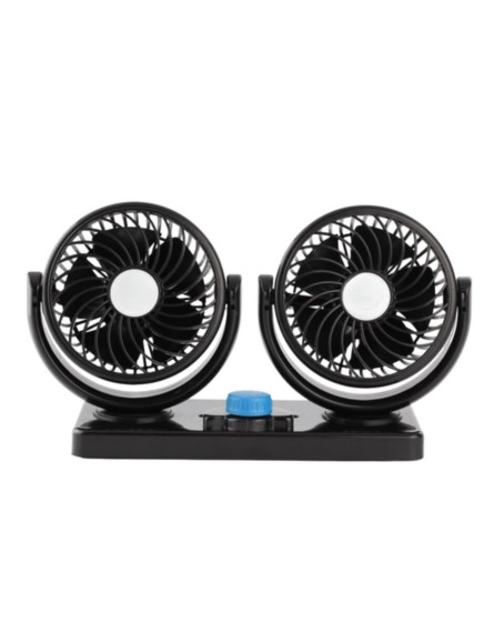 12V Oto Fan Çakmaklık Girişli Ayarlanabilir Başlıklı Araç Vantilatörü