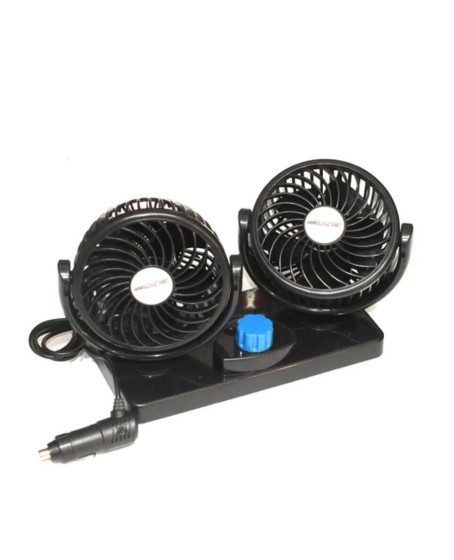 12V Oto Fan Çakmaklık Girişli Ayarlanabilir Başlıklı Araç Vantilatörü