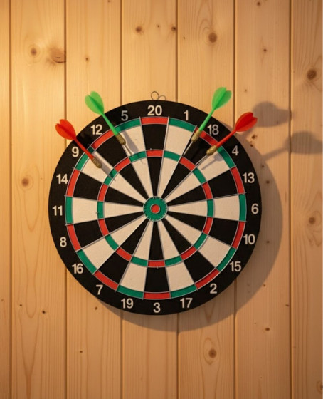 Ev ve Ofis İçin 17 İnç Dart Tahtası Seti 4 Adet Dart Oku Dahil Ev ve Ofis İçin 17 İnç Dart Tahtası Seti 4 Adet Dart Oku Dahil