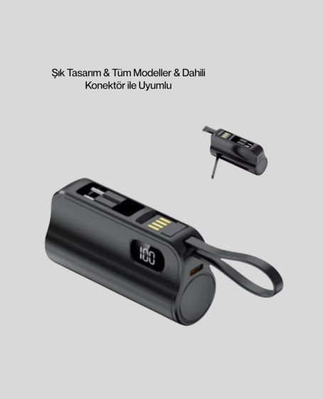 PD 20W Hızlı Şarjlı Kablolu Kablosuz Kullanım Powerbank PD 20W Hızlı Şarjlı Kablolu Kablosuz Kullanım Powerbank