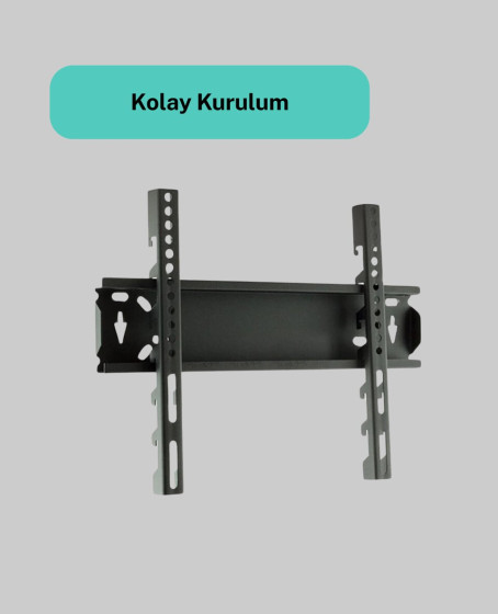 LED TV Askı Aparatı 32-42 İnç Uyumlu Sağlam Çelik Kompakt Tasarım