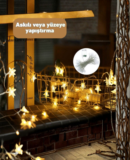 Yıldız Led Işık 5 Metre Dekoratif Aydınlatma Günışığı (Kopya) Yıldız Led Işık 5 Metre Dekoratif Aydınlatma Günışığı (Kopya)