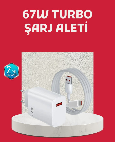 67 Watt Turbo Şarj Cihazı Motorola G30 G50 G60 G82 Uyumlu 67 Watt Turbo Şarj Cihazı Motorola G30 G50 G60 G82 Uyumlu