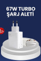 67 Watt Hızlı Şarj Adaptörü Samsung S20 S21 S22 S23 Uyumlu