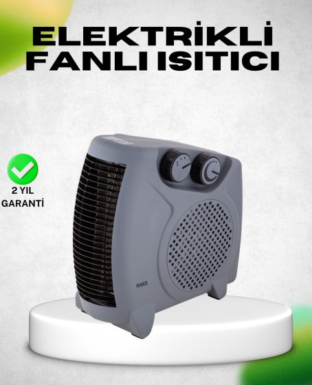 Fanlı Elektrikli Isıtıcı Termostatlı Güvenli Yanmaz Plastik Gövde Fanlı Elektrikli Isıtıcı Termostatlı Güvenli Yanmaz Plastik Gövde