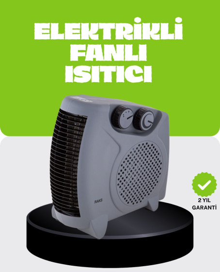 Güvenli Elektrikli Fanlı Isıtıcı Termostatlı Hızlı Isıtma Güvenli Elektrikli Fanlı Isıtıcı Termostatlı Hızlı Isıtma